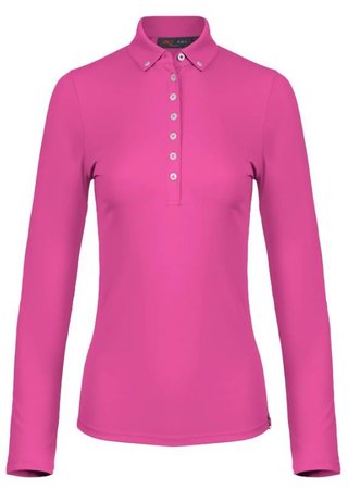KJUS Catalina Cool longsleeve polo donna, peony