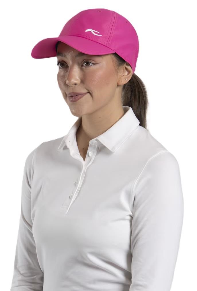 KJUS Women Dual Ponytail cappellino da donna, peony/atlanta blue