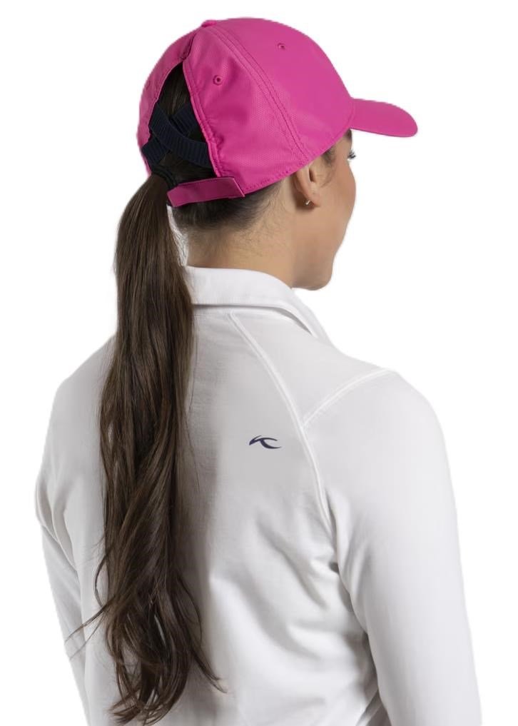 KJUS Women Dual Ponytail cappellino da donna, peony/atlanta blue