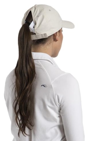 KJUS Women Dual Ponytail cappellino da donna, oyster/white