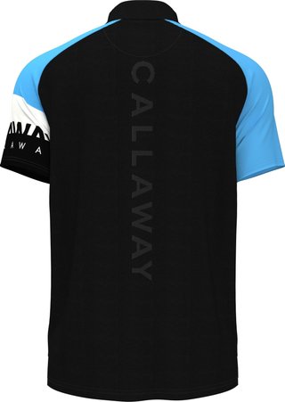 Callaway Modern Traveler Premium Mixed Texture polo da uomo, antracite