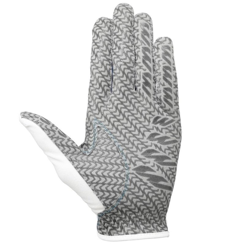Mizuno Double Grip guanto da golf uomo, bianco