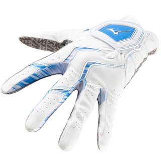 Mizuno Double Grip guanto da golf uomo, bianco