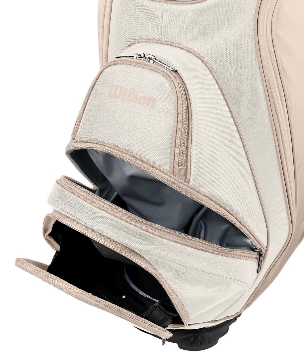 Wilson Aurora ladies cart bag, off white/beige