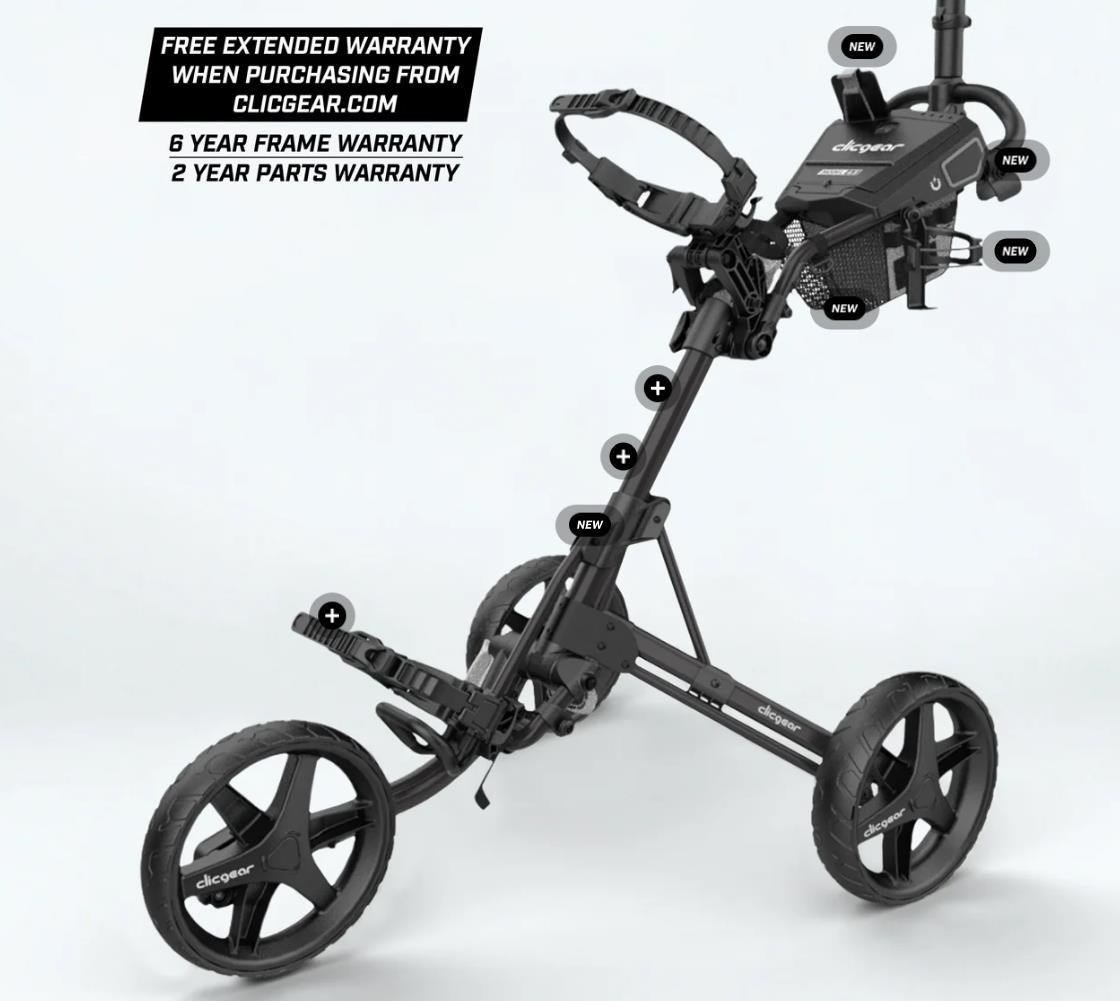 Clicgear 4.5 carrello manuale, grigio ardesia