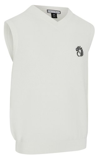 Callaway Mid Century gilet uomo, bianco