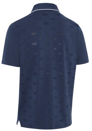 Callaway Mid Century Jacquard polo uomo, medieval blue