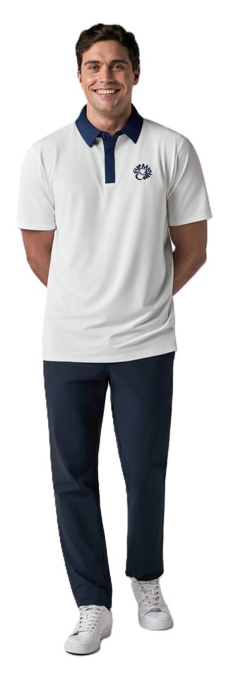 Callaway Mid Century polo da uomo, bianco