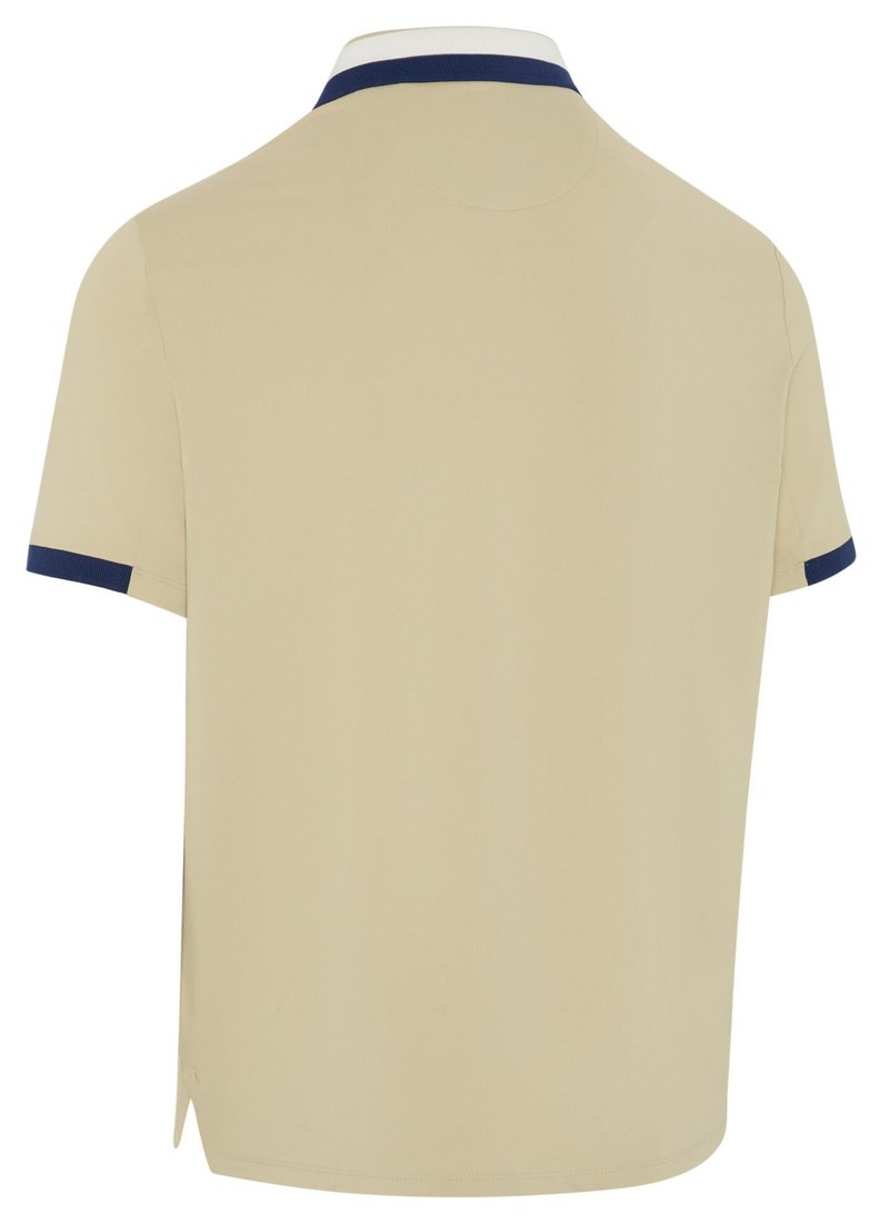 Callaway Mid Century Striped Rib Collar polo da uomo, fields of rye