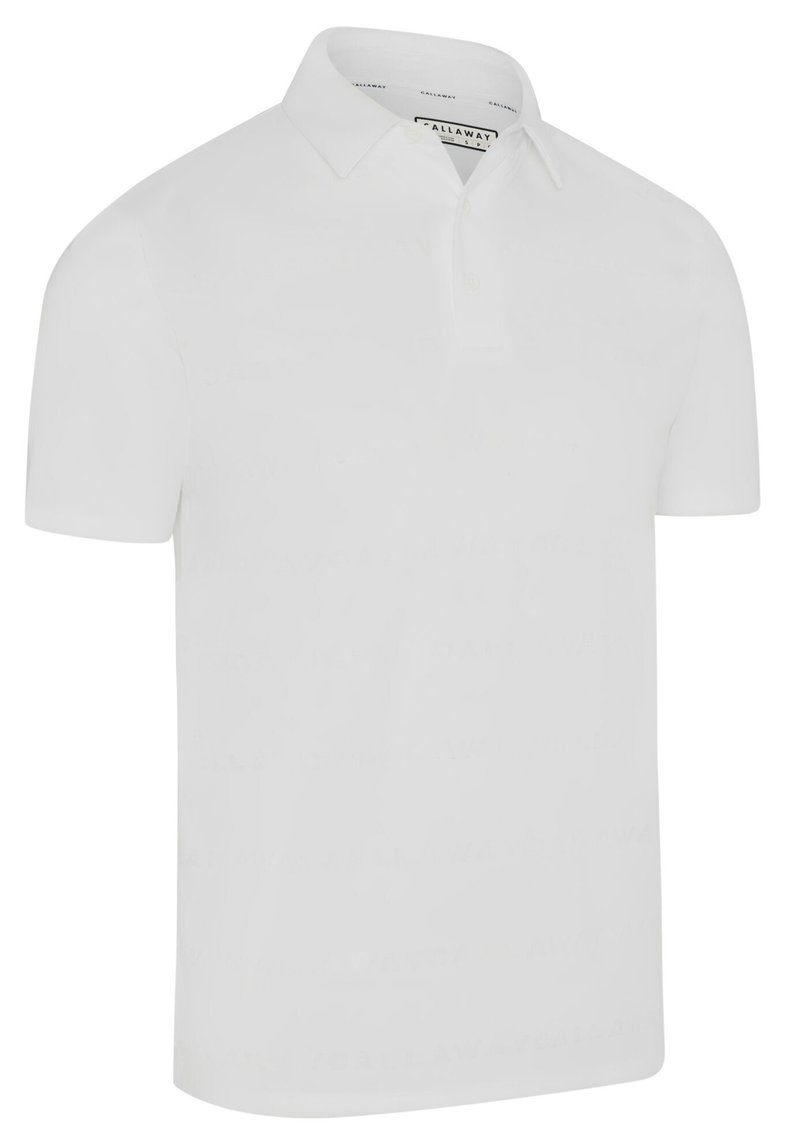 Callaway Mid Century Jacquard polo da uomo, bianco