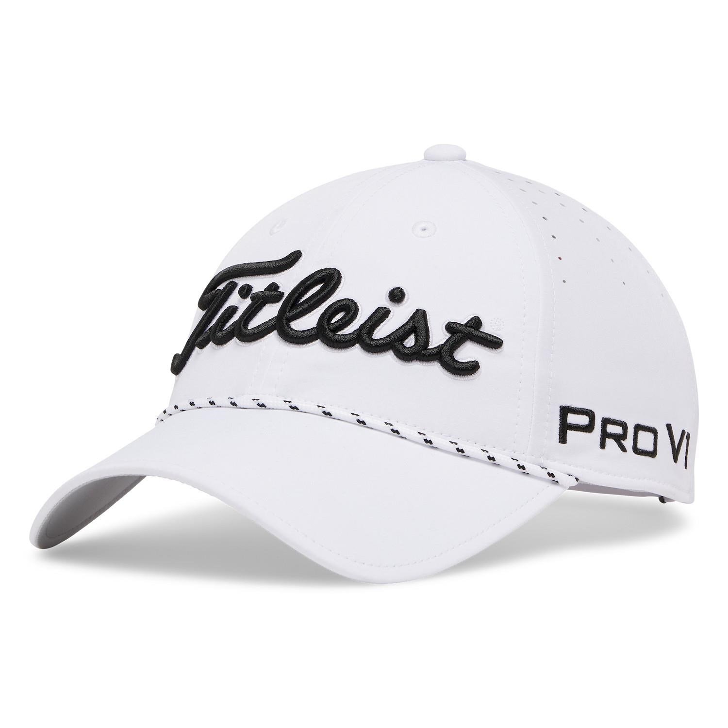 Titleist Tour Breezer cappellino da uomo, bianco/nero