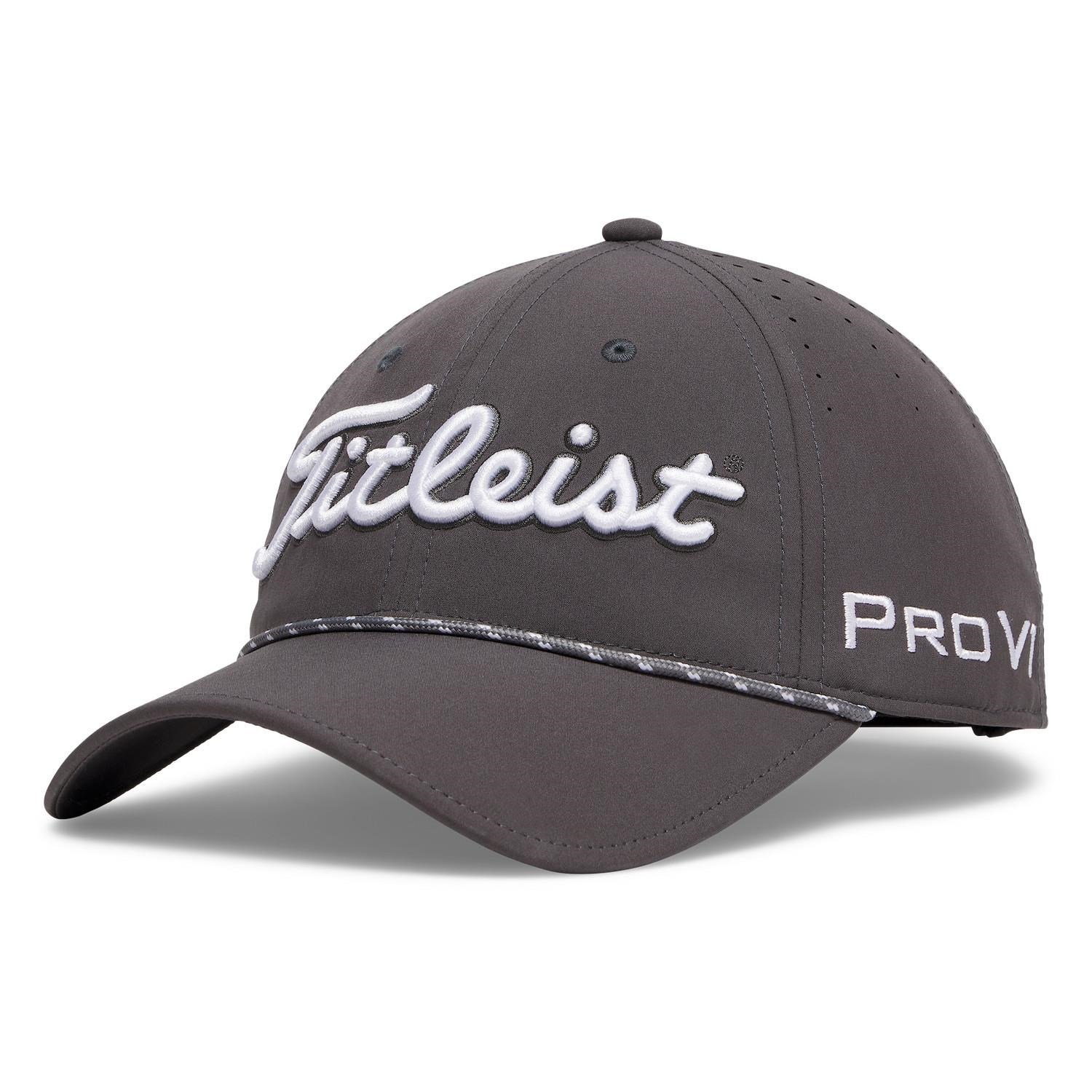 Titleist Tour Breezer cappellino da uomo, charcoal/white