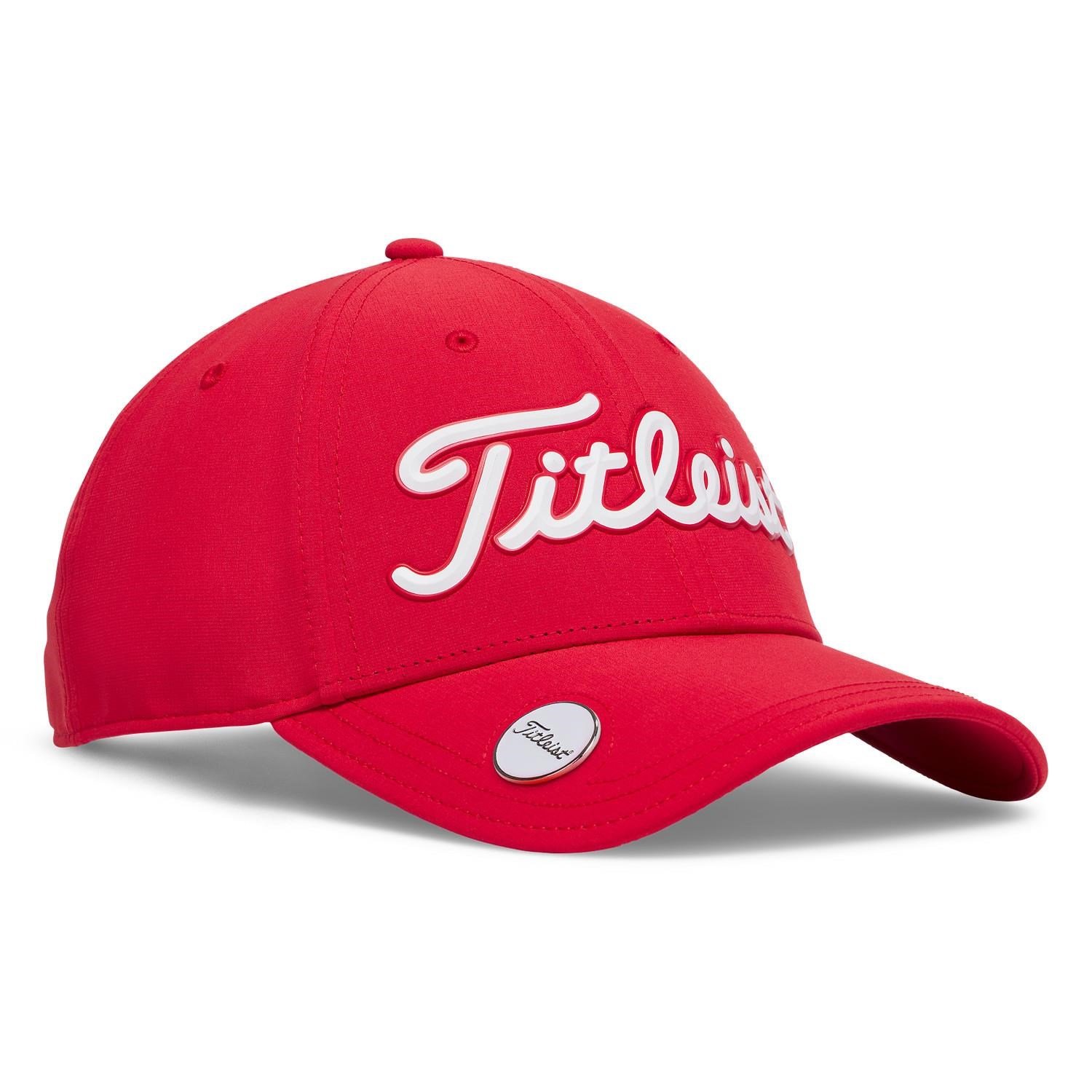 Titleist Players Ball Marker berretto da uomo, rosso/bianco