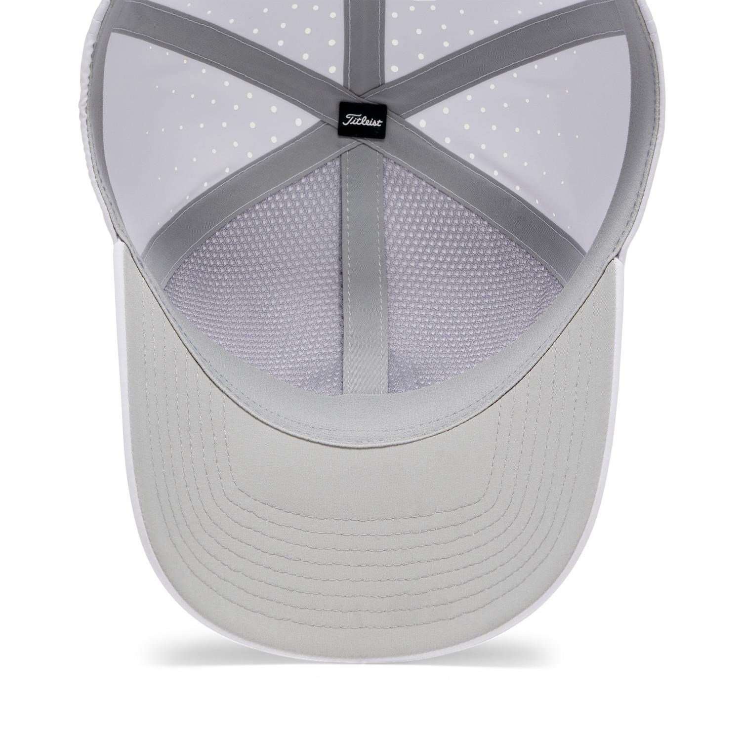 Titleist Charleston Breezer cappellino da uomo, bianco/bianco/nero
