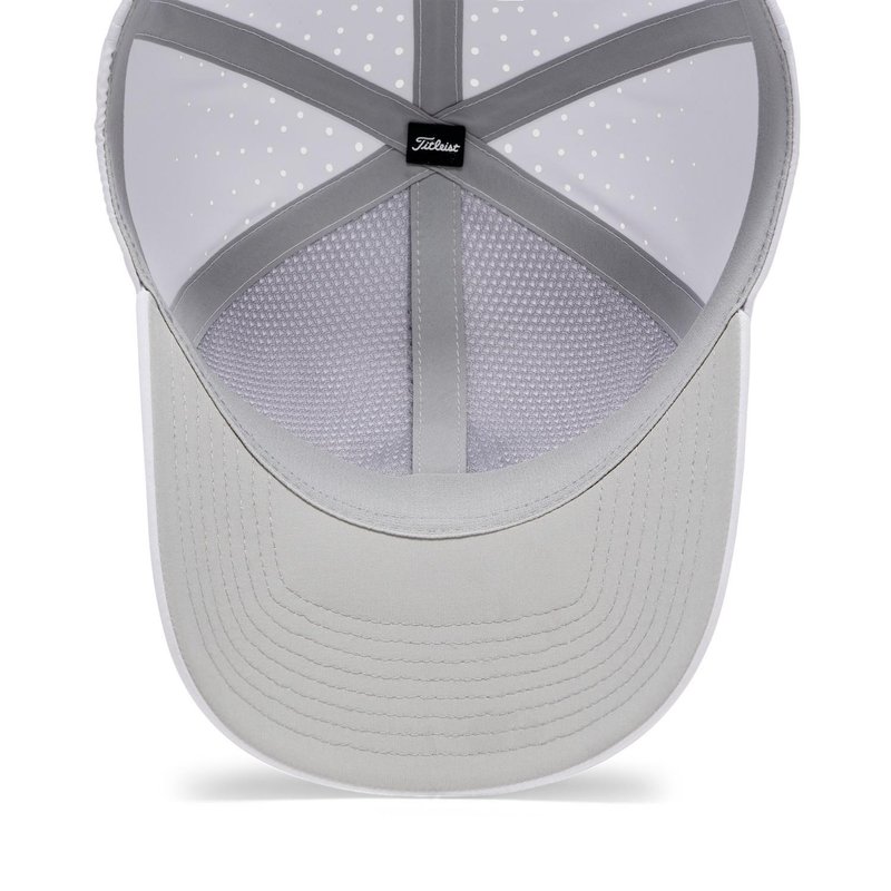 Titleist Charleston Breezer cappellino da uomo, bianco/bianco/nero