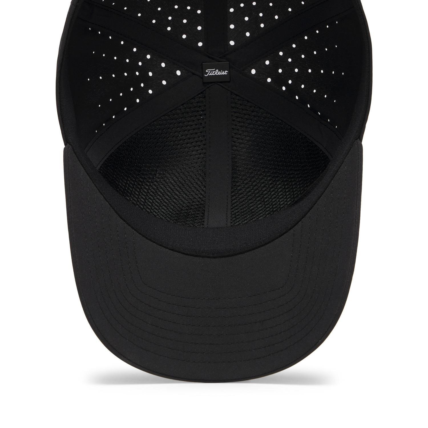 Titleist Charleston Breezer cappellino da uomo, nero/nero/bianco