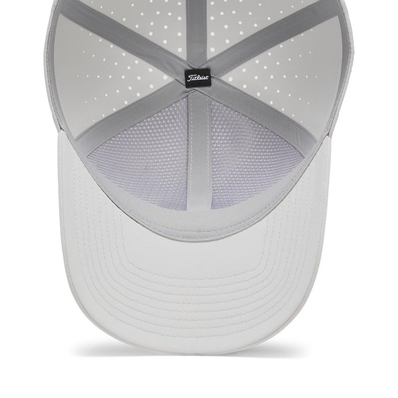 Titleist Charleston Breezer cappellino da uomo, marble/carbone/bianco