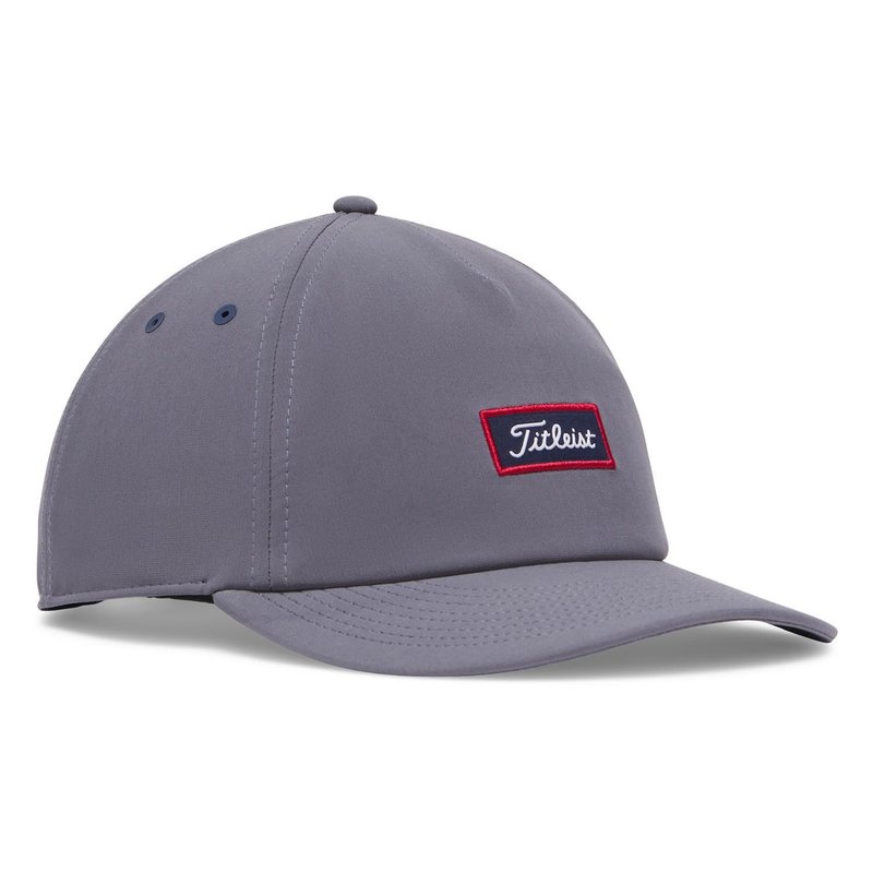 Titleist Santa Cruz Kickback cappellino da uomo, washed indigo/navy/crimson