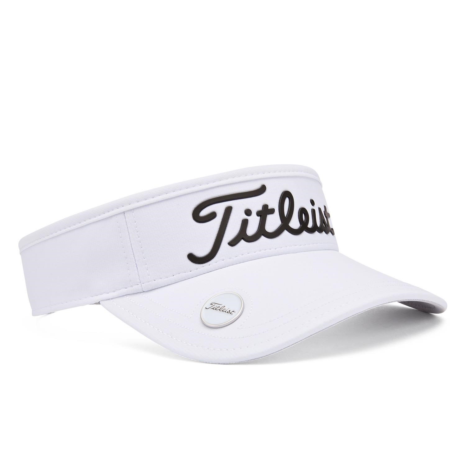 Titleist Players Ball Marker visiera unisex, bianco/nero