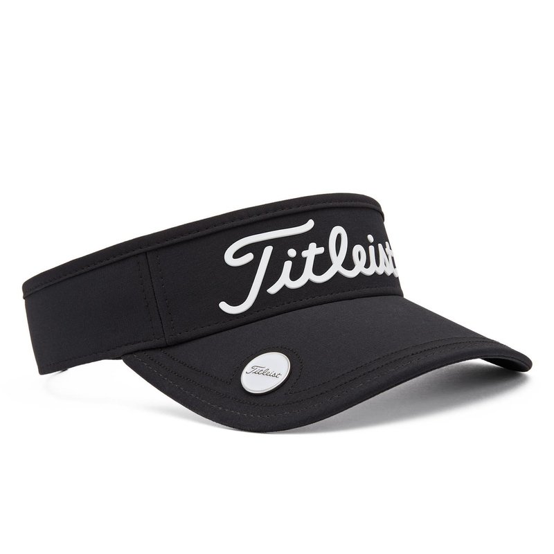 Titleist Players Ball Marker visiera unisex, nero/bianco
