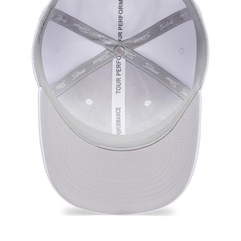 Titleist Junior Tour Performance cappellino junior, bianco/lime chiaro