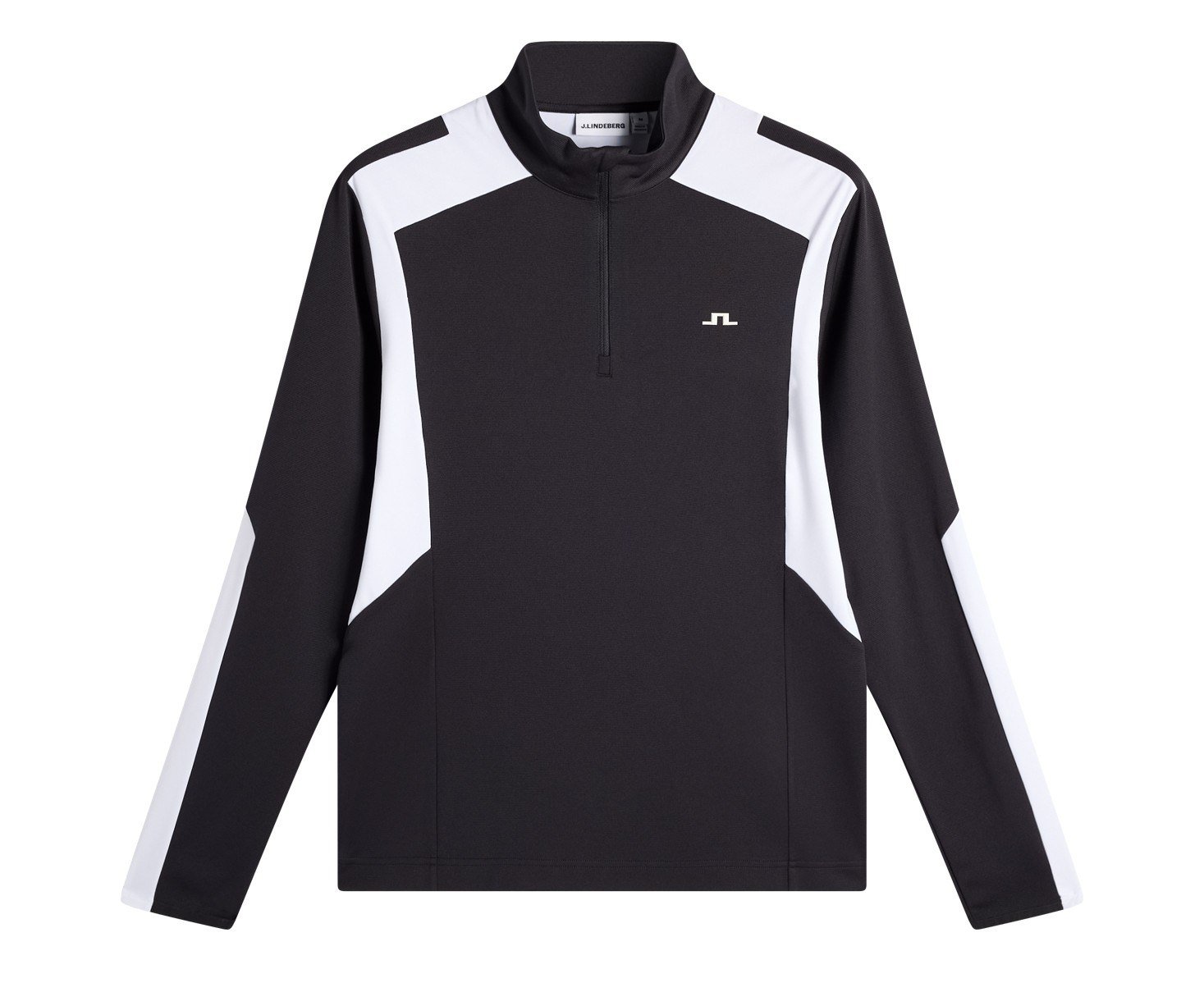 J.Lindeberg Lukas Quarter Zip felpa da uomo, nera