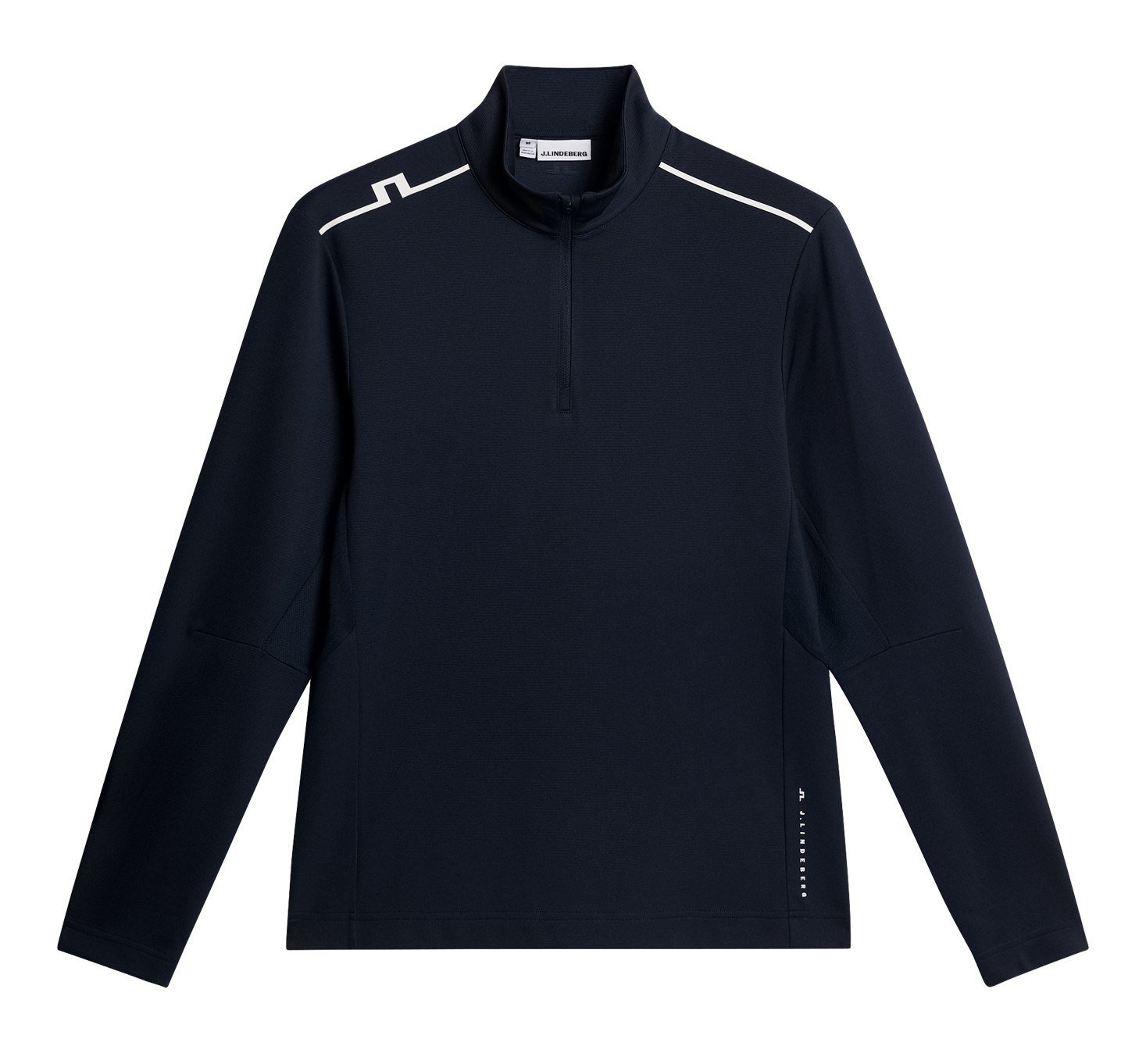 J.Lindeberg Leon Quarter Zip da uomo felpa, JL Navy