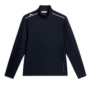 J.Lindeberg Leon Quarter Zip da uomo felpa, JL Navy