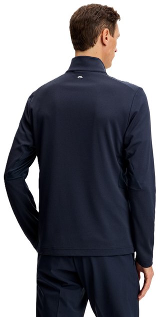 J.Lindeberg Leon Quarter Zip da uomo felpa, JL Navy