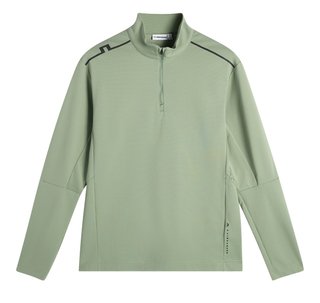J.Lindeberg Leon Quarter Zip da uomo felpa, hedge green
