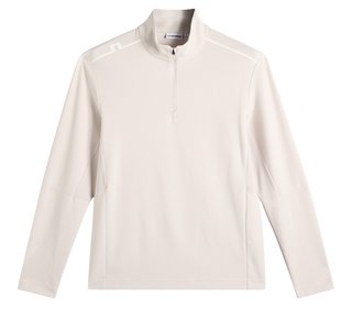 J.Lindeberg Leon Quarter Zip felpa da uomo, moonbeam