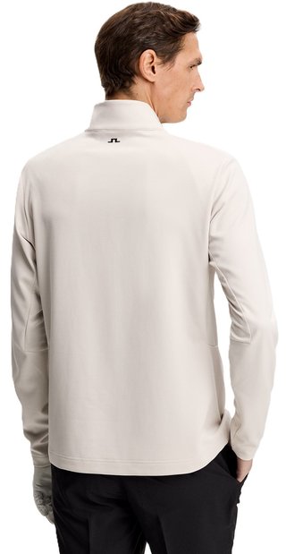 J.Lindeberg Leon Quarter Zip felpa da uomo, moonbeam