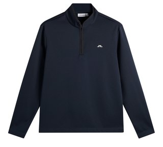 J.Lindeberg Clide Quarter Zip Mid Layer felpa uomo, JL Navy