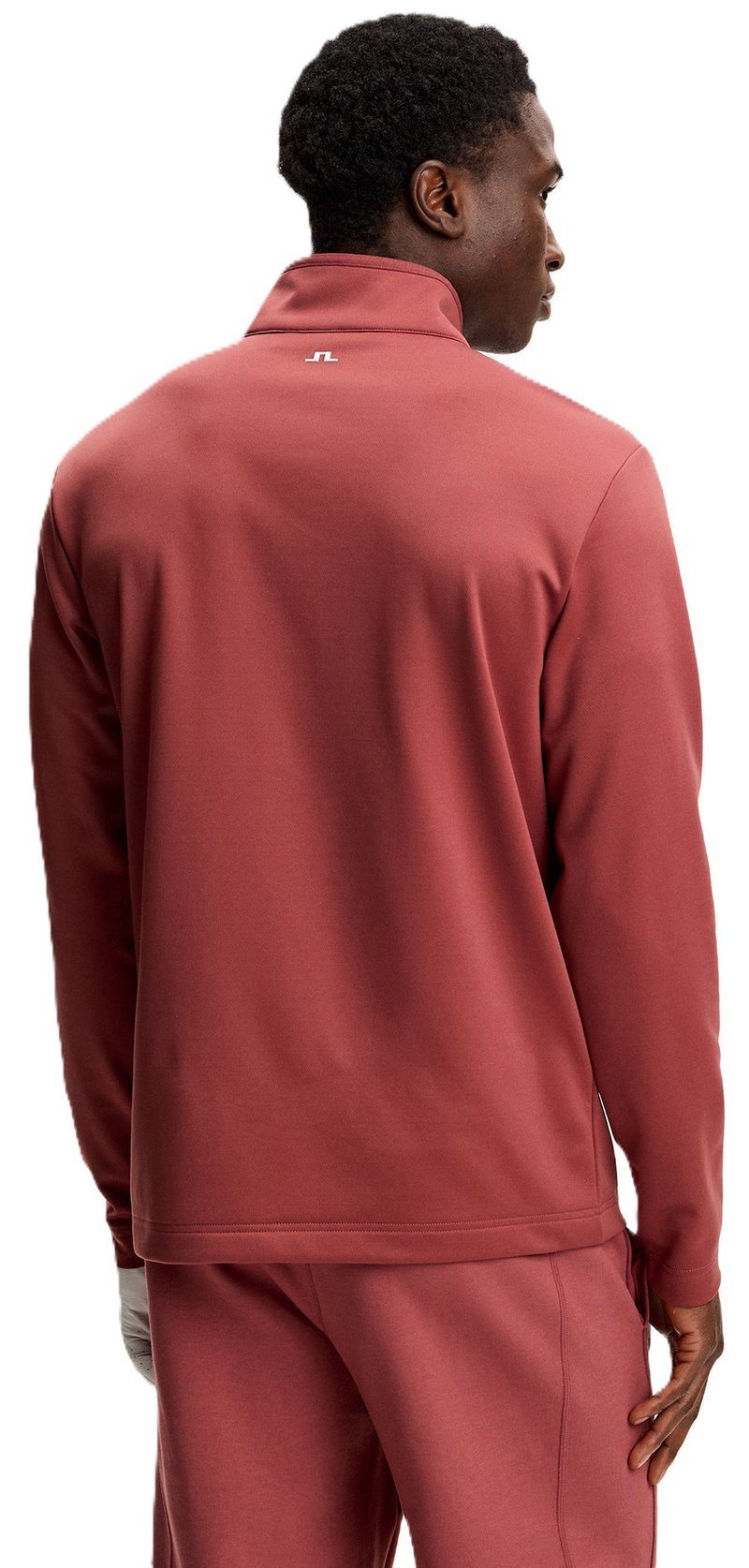 J.Lindeberg Clide Quarter Zip Mid Layer felpa da uomo, apple butter