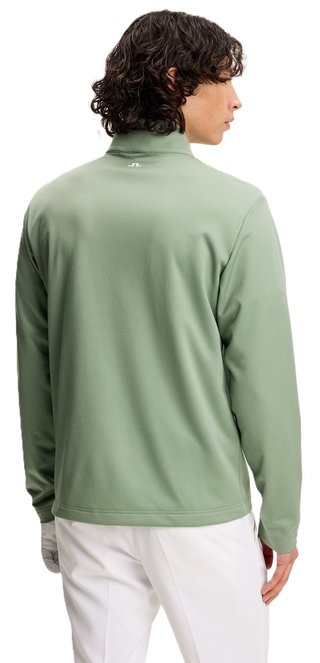 J.Lindeberg Clide Quarter Zip da uomo felpa, hedge green