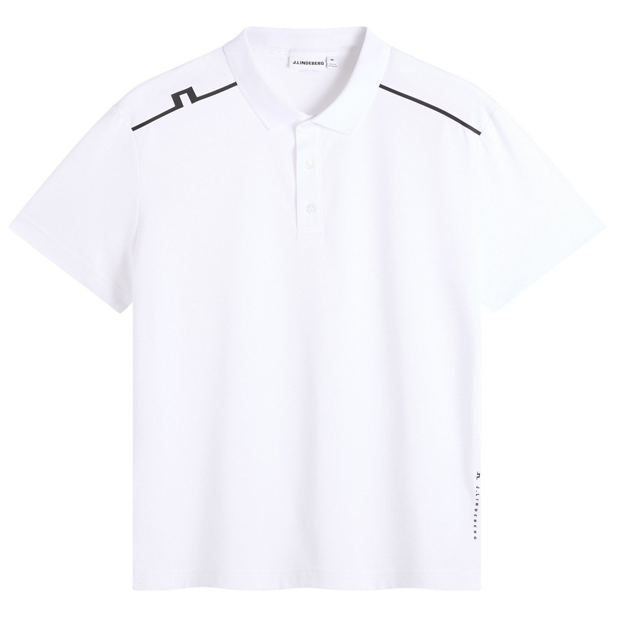 J.Lindeberg Lionel polo da uomo, bianco