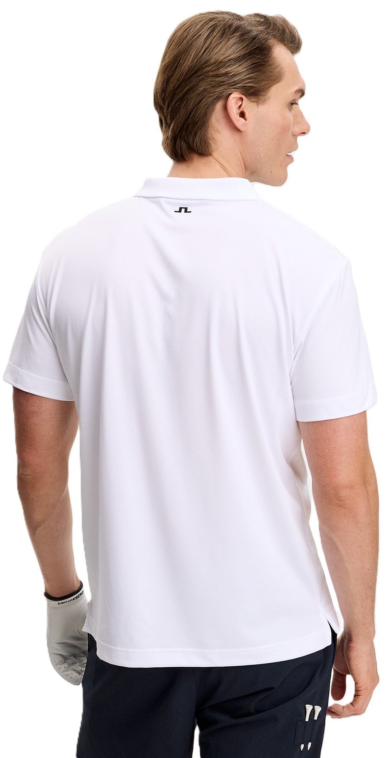 J.Lindeberg Lionel polo da uomo, bianco