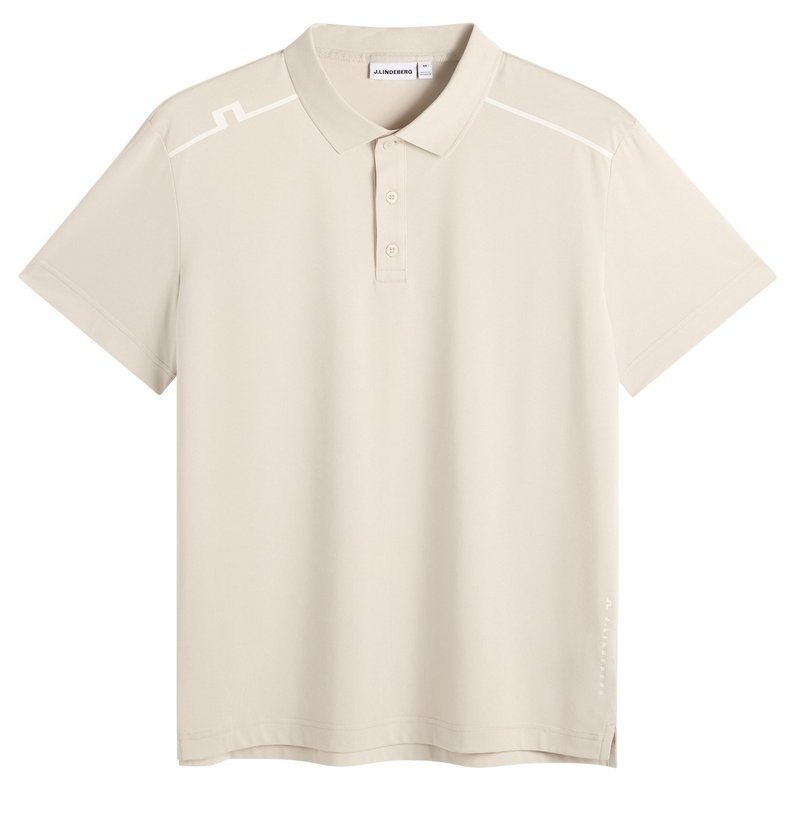J.Lindeberg Lionel polo da uomo, moonbeam