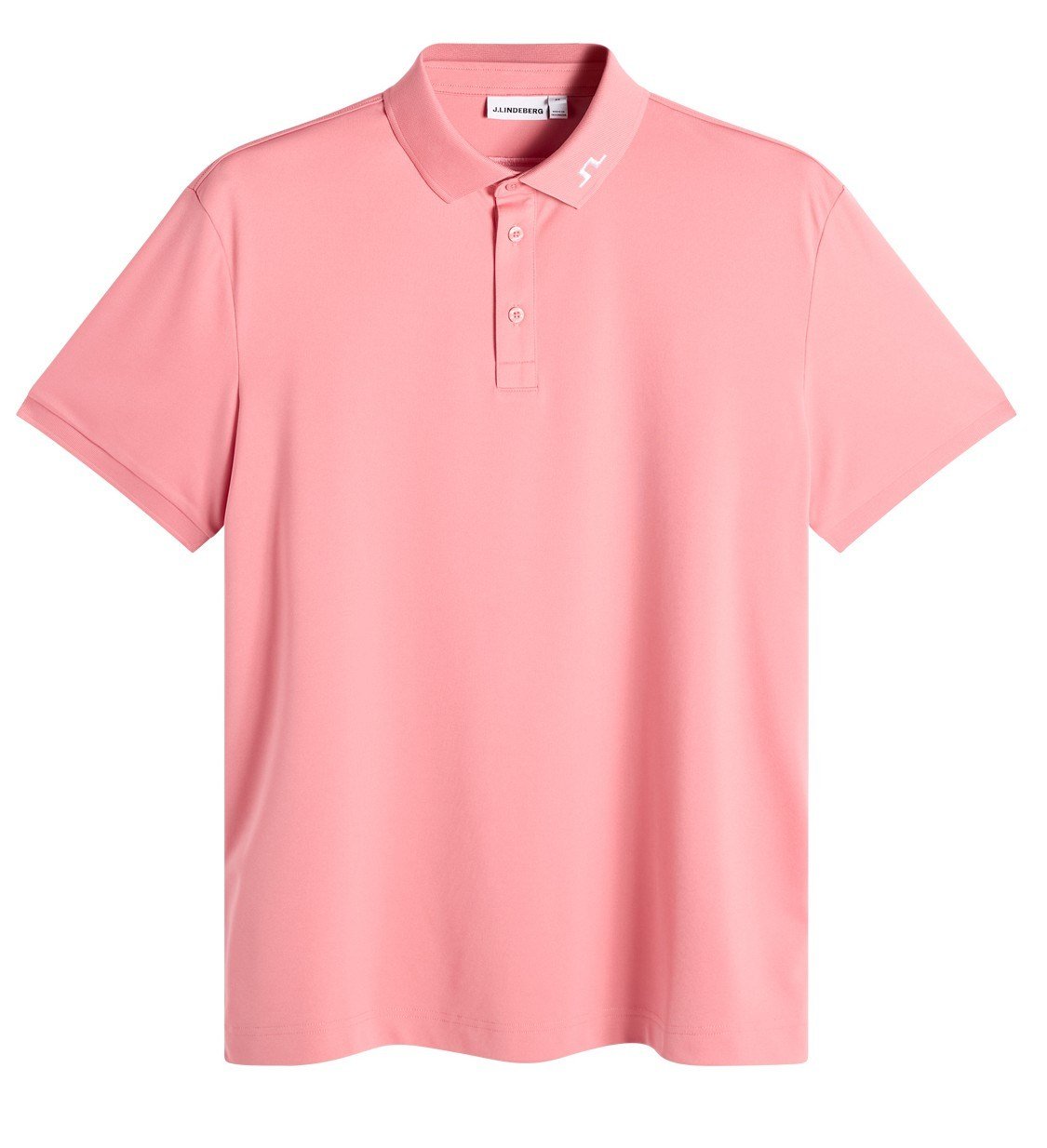 J.Lindeberg KV polo da uomo, flamingo plume