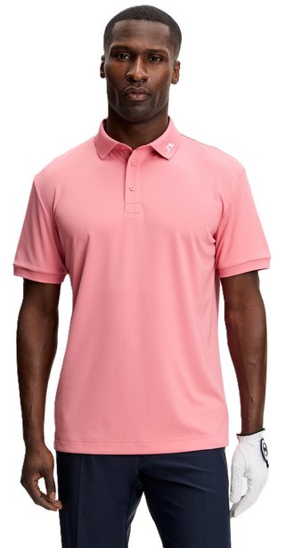J.Lindeberg KV polo da uomo, flamingo plume