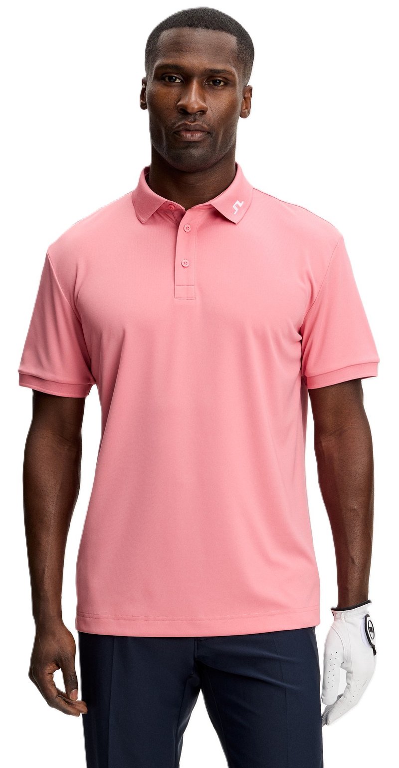 J.Lindeberg KV polo da uomo, flamingo plume