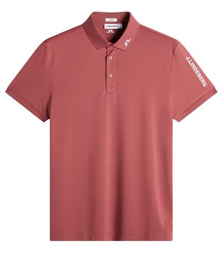J.Lindeberg Tour Tech Slim Fit polo da uomo, apple butter
