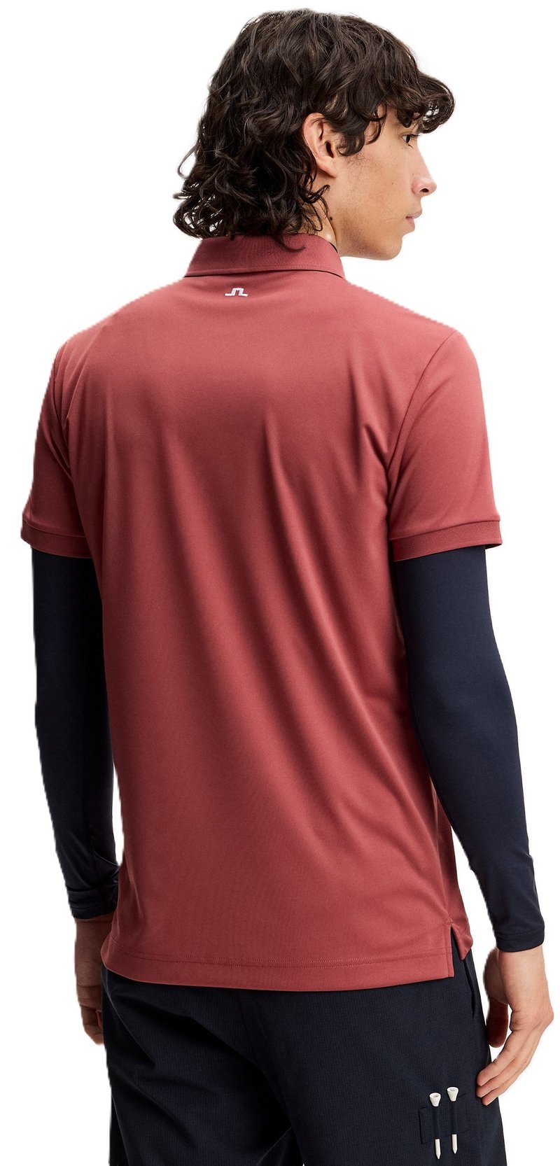 J.Lindeberg Tour Tech Slim Fit polo da uomo, apple butter