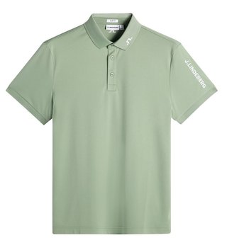 J.Lindeberg Tour Tech Slim Fit polo da uomo, hedge green