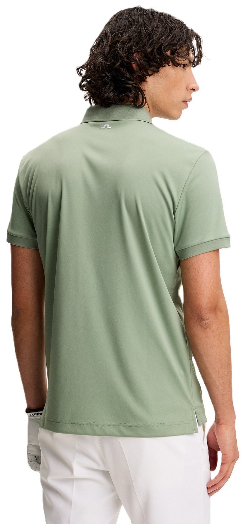 J.Lindeberg Tour Tech Slim Fit polo da uomo, hedge green