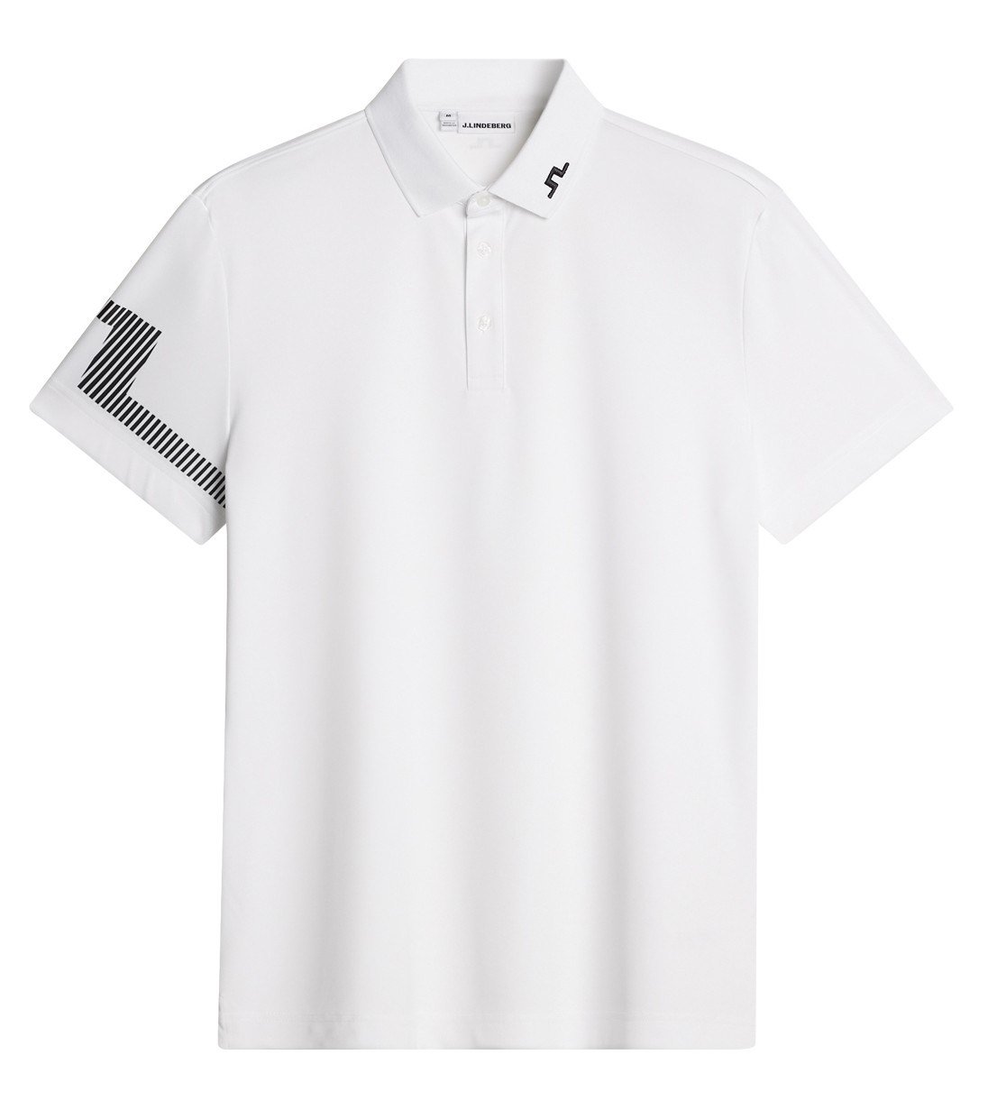 J.Lindeberg Heath polo da uomo, bianco