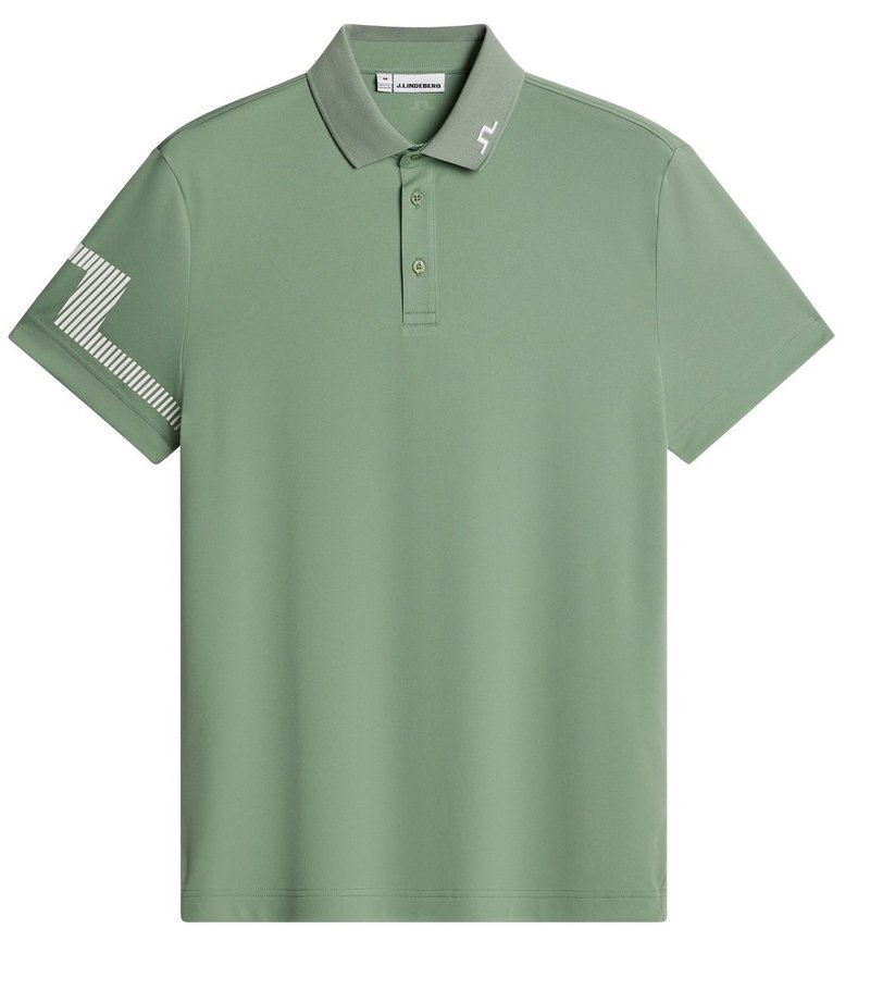 J.Lindeberg Heath polo da uomo, hedge green