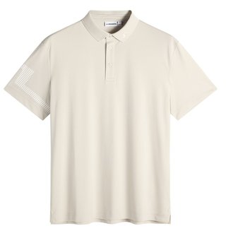 J.Lindeberg Heath polo uomo, moonbeam