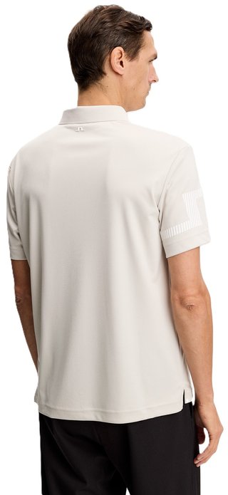 J.Lindeberg Heath polo uomo, moonbeam