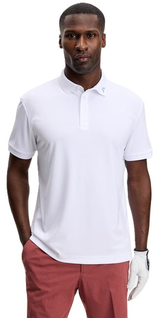 J.Lindeberg KV Print polo da uomo, paradise hedge green